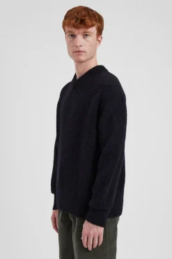 Norse Projects KNITWEAR>Rasmus Relaxed Brushed V-Neck Sweater