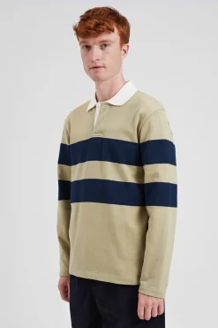Norse Projects SWEATSHIRTS>Ruben Brushed Stripe LS Polo